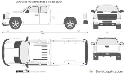 GMC Sierra HD Extended Cab 8-feet box