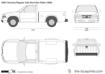 GMC Sonoma Regular Cab Short Box Wide (1998)