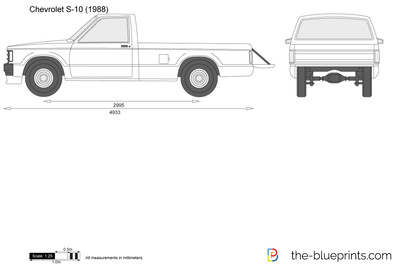Chevrolet S-10 Long Bed (1988)
