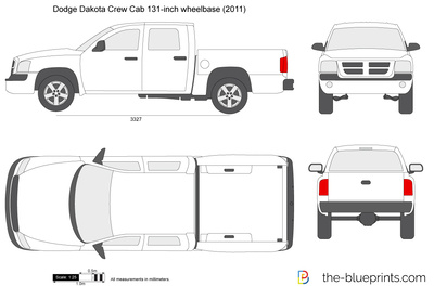 Dodge Dakota Crew Cab 131-inch wheelbase