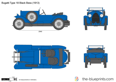 Bugatti Type 18 Black Bess (1913)