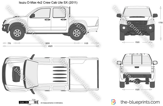 Isuzu D-Max 4x2 Crew Cab Ute SX