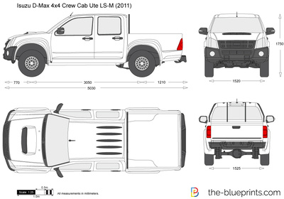 Isuzu D-Max 4x4 Crew Cab Ute LS-M (2011)