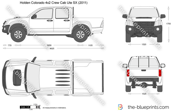Holden Colorado 4x2 Crew Cab Ute SX