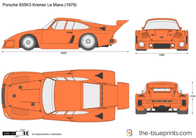 Porsche 935K3 Kremer Le Mans