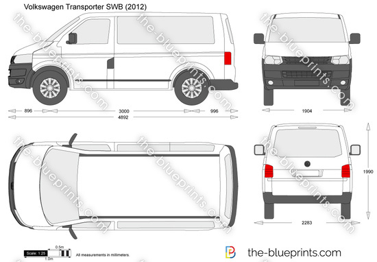 Volkswagen Transporter T5.2 SWB