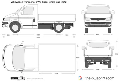Volkswagen Transporter T5.2 SWB Tipper Single Cab