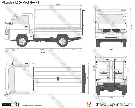 Mitsubishi L300 Mobil Box v2