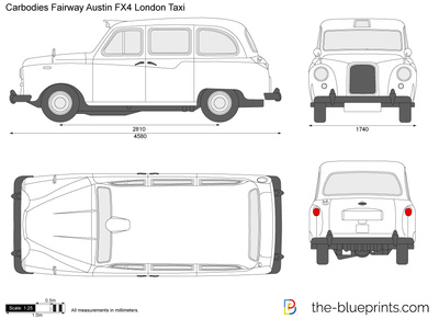 Carbodies Fairway Austin FX4 London Taxi