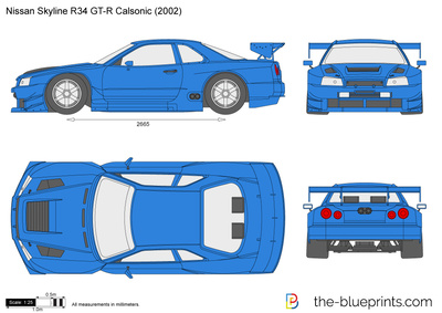Nissan Skyline R34 GT-R Calsonic (2002)