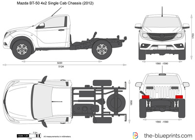Mazda BT-50 4x2 Single Cab Chassis