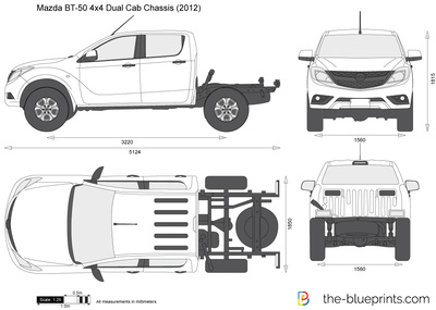Mazda BT-50 4x4 Dual Cab Chassis