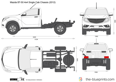 Mazda BT-50 4x4 Single Cab Chassis