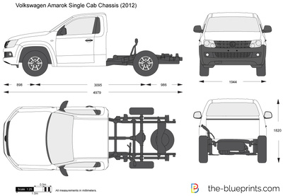 Volkswagen Amarok Single Cab Chassis (2012)