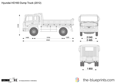 Hyundai HD160 Dump Truck (2012)