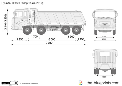 Hyundai HD370 Dump Truck (2012)