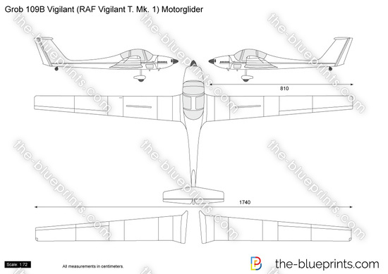 Grob 109B Vigilant (RAF Vigilant T. Mk. 1) Motorglider
