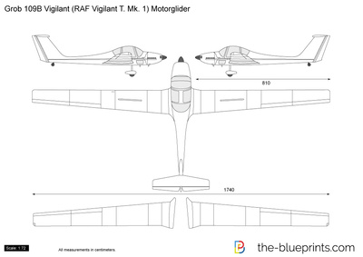 Grob 109B Vigilant (RAF Vigilant T. Mk. 1) Motorglider