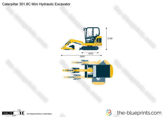 Caterpillar 301.8C Mini Hydraulic Excavator
