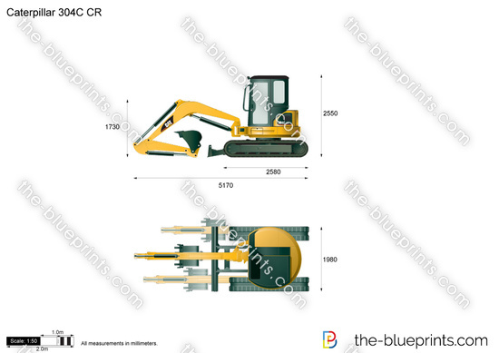 Caterpillar 304C CR Mini Hydraulic Excavator
