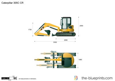 Caterpillar 305C CR Mini Hydraulic Excavator
