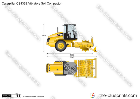 Caterpillar CS433E Vibratory Soil Compactor