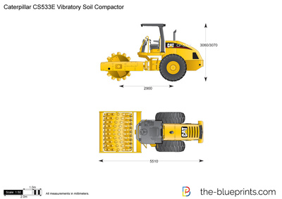Caterpillar CS533E Vibratory Soil Compactor