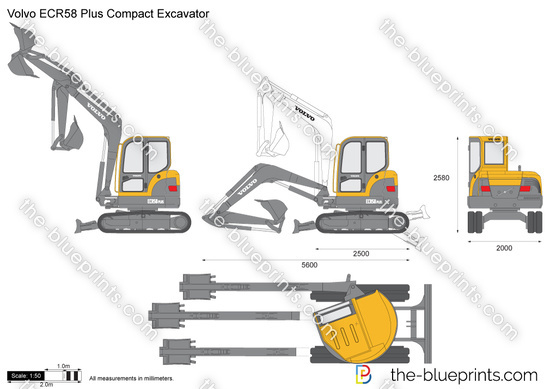 Volvo ECR58 Plus Compact Excavator