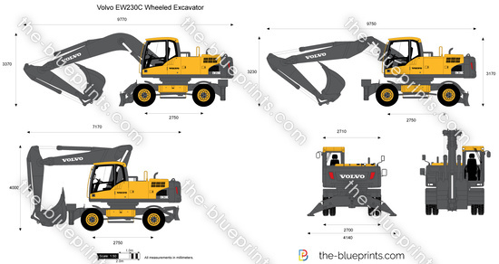 Volvo EW230C Wheeled Excavator