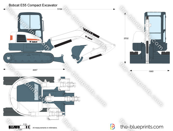 Bobcat E55 Compact Excavator