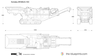 Komatsu BR380JG-1E0 Mobile Crusher