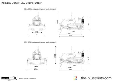 Komatsu D21A P-9E0 Crawler Dozer