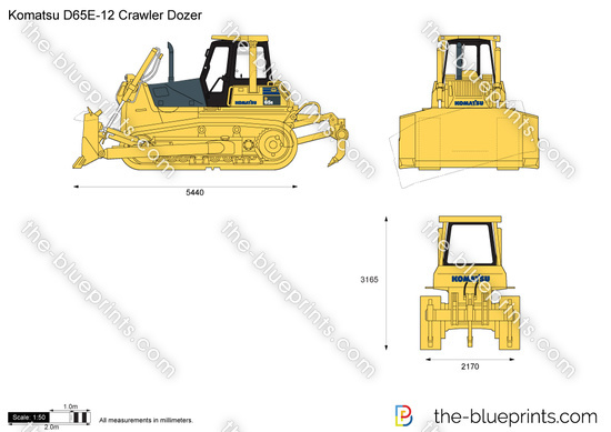 Komatsu D65E-12 Crawler Dozer