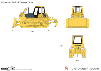 Komatsu D65E-12 Crawler Dozer