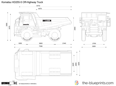 Komatsu HD255-5 Off-Highway Truck
