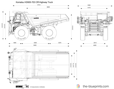 Komatsu HD605-7E0 Off-Highway Truck