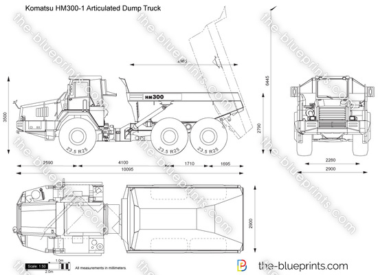 Komatsu HM300-1 Articulated Dump Truck