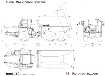 Komatsu HM300-2R Articulated Dump Truck