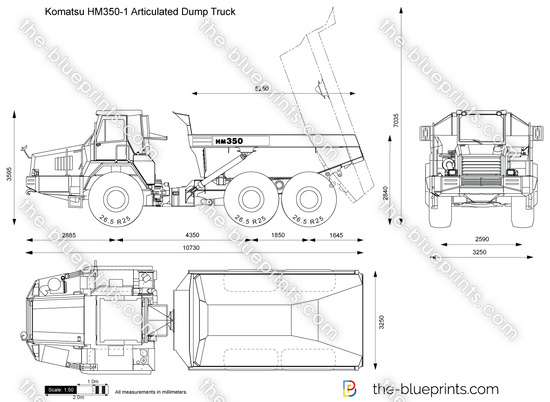Komatsu HM350-1 Articulated Dump Truck
