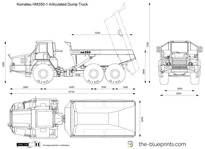 Komatsu HM350-1 Articulated Dump Truck