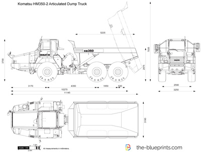Komatsu HM350-2 Articulated Dump Truck