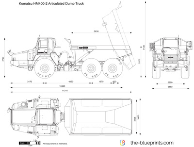 Komatsu HM400-2 Articulated Dump Truck