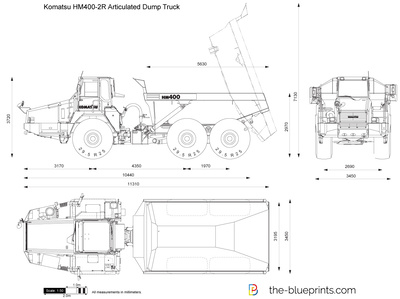 Komatsu HM400-2R Articulated Dump Truck