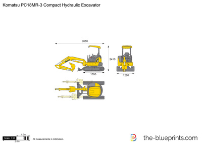 Komatsu PC18MR-3 Compact Hydraulic Excavator