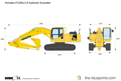 Komatsu PC200LC-8 Hydraulic Excavator