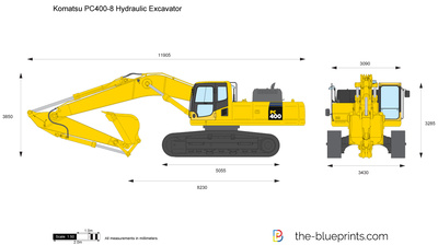 Komatsu PC400-8 Hydraulic Excavator