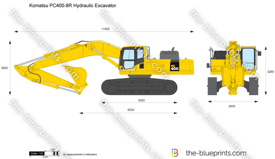 Komatsu PC400-8R Hydraulic Excavator