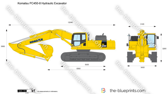 Komatsu PC450-8 Hydraulic Excavator