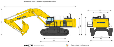 Komatsu PC1250-7 Backhoe Hydraulic Excavator