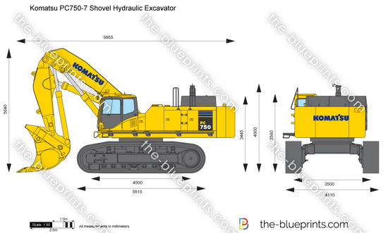 Komatsu PC750-7 Shovel Hydraulic Excavator